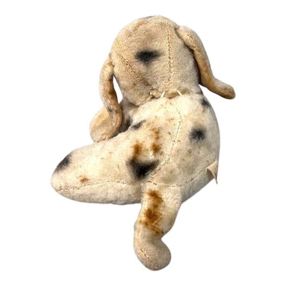 Vintage Stuffed Plush Puppy Dog Miniature Dalmation Antique Tiny Toy READ - Picture 7 of 8